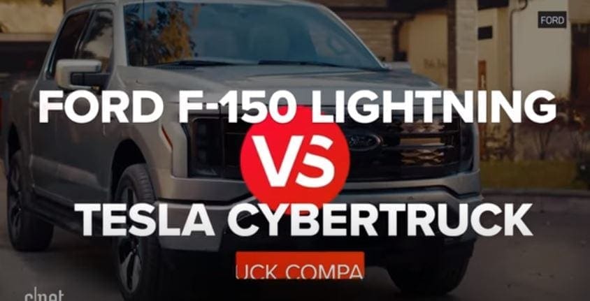 Comparing the electric Ford F-150 Lightning to the Tesla Cybertruck