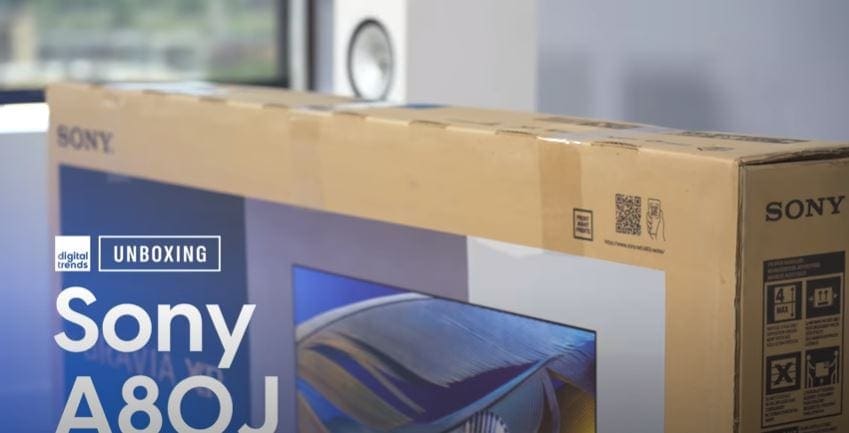 Sony A80J OLED Unboxing, Setup, First Impressions | Sony XR65-A80J