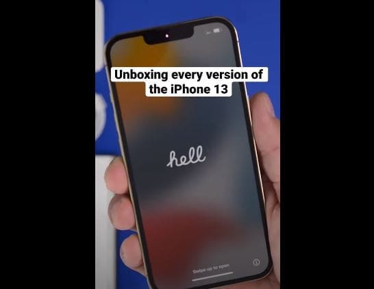 Unboxing every version of the iPhone 13