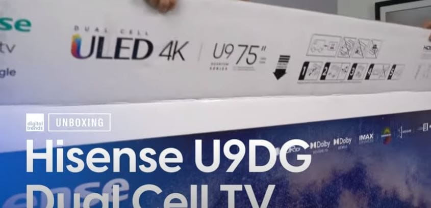 Hisense Dual Cell U9DG Unboxing, Setup, Impressions